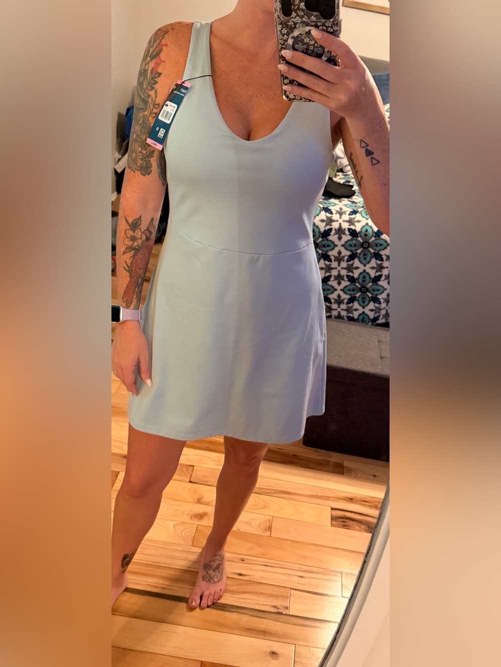 GAP Light Blue A-Line Dress